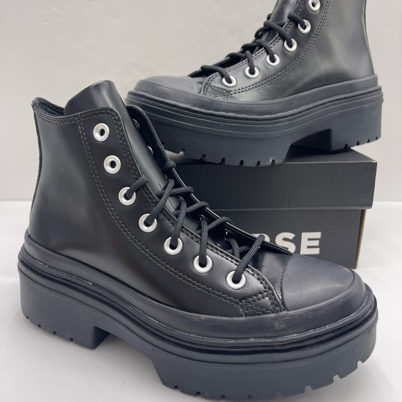 Converse WMNS 
CTAS LUGGED HEEL HI
BLACK/TOTAL ECLIPSE/BLACK Platform Sneakers - Picture 11 of 16